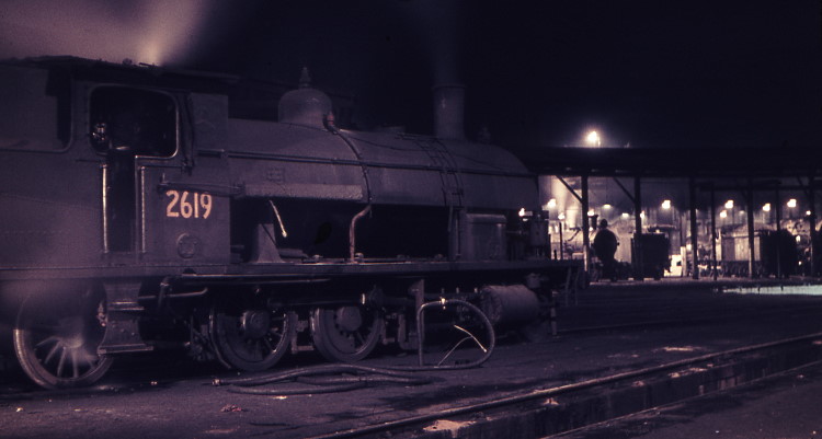 2619 at Lithgow Loco in January 1962